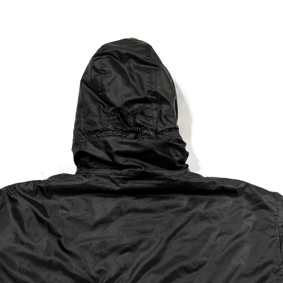 Patagonia Puff Ball Sweater VTG Mens Large Black Full Zip Hooded Puffer Jacket - Picture 8 of 10